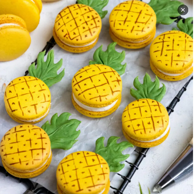 Pineapple Macaroons